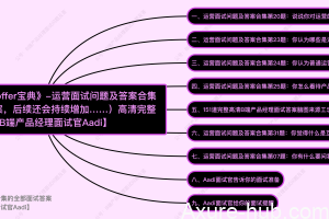 112道运营面试问题及答案合集