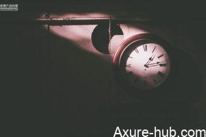 Axure教程：如何使用时间函数动态显示当前时间？