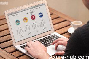 Axure 教程：使用内联框架，制作页面滚动