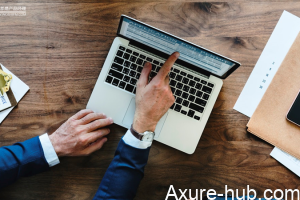 Axure教程：Banner图片联动伸缩效果