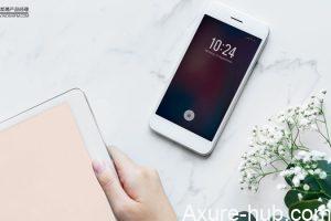 Axure：APP顶端菜单固定效果