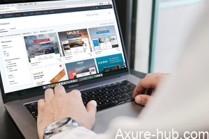 Axure 教程：左右设限滑块页眉菜单栏（仿今日头条APP）